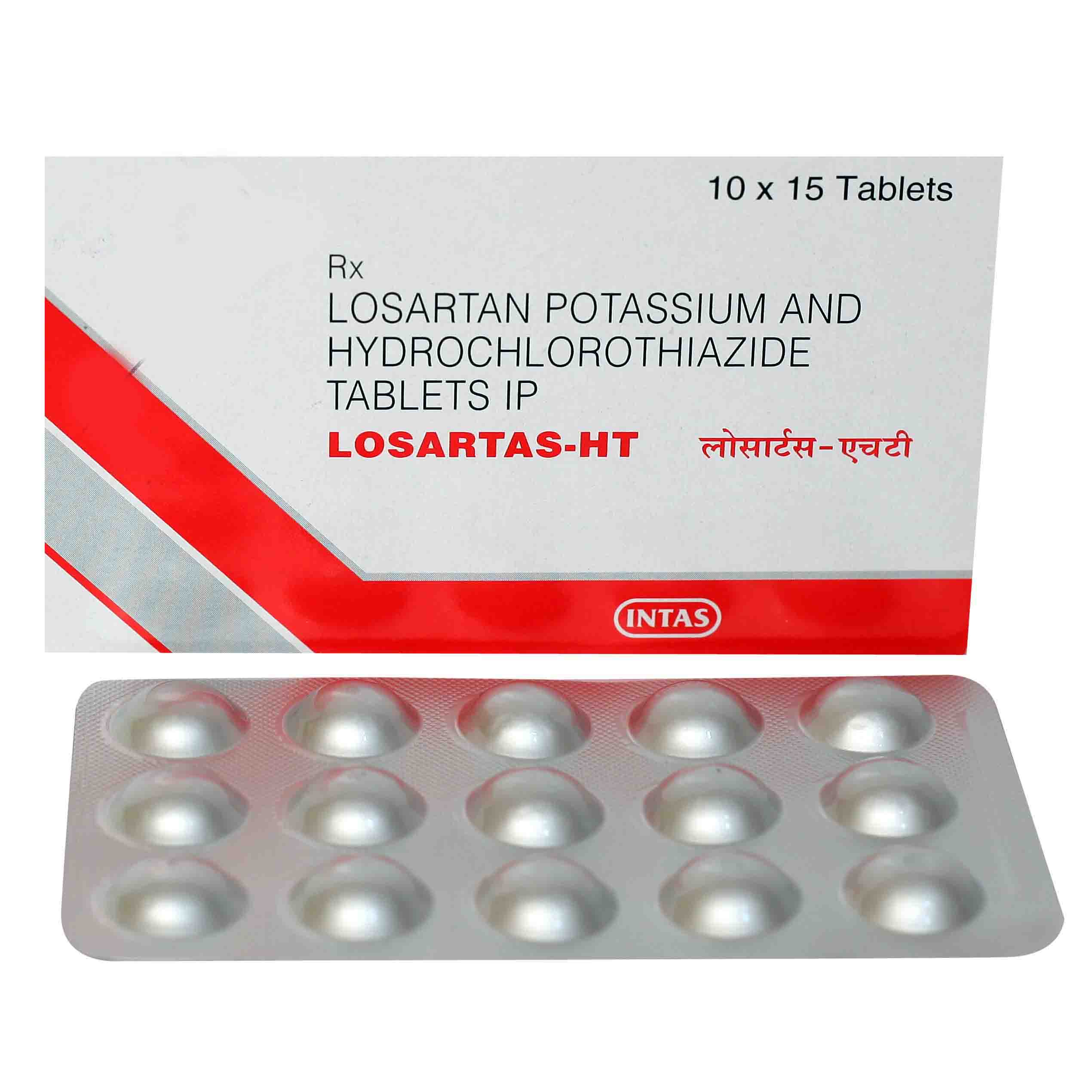 Losartas-HT Tablet 15's, Pack of 15 TABLETS Losartas-HT Tablet 15's, Pack of 15 TABLETS
