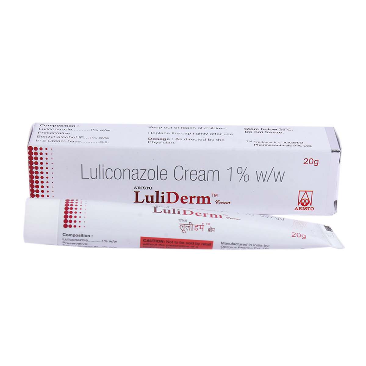 Luliderm 1%W/W Cream 20gm, Pack of 1 Ointment Luliderm 1%W/W Cream 20gm, Pack of 1 Ointment