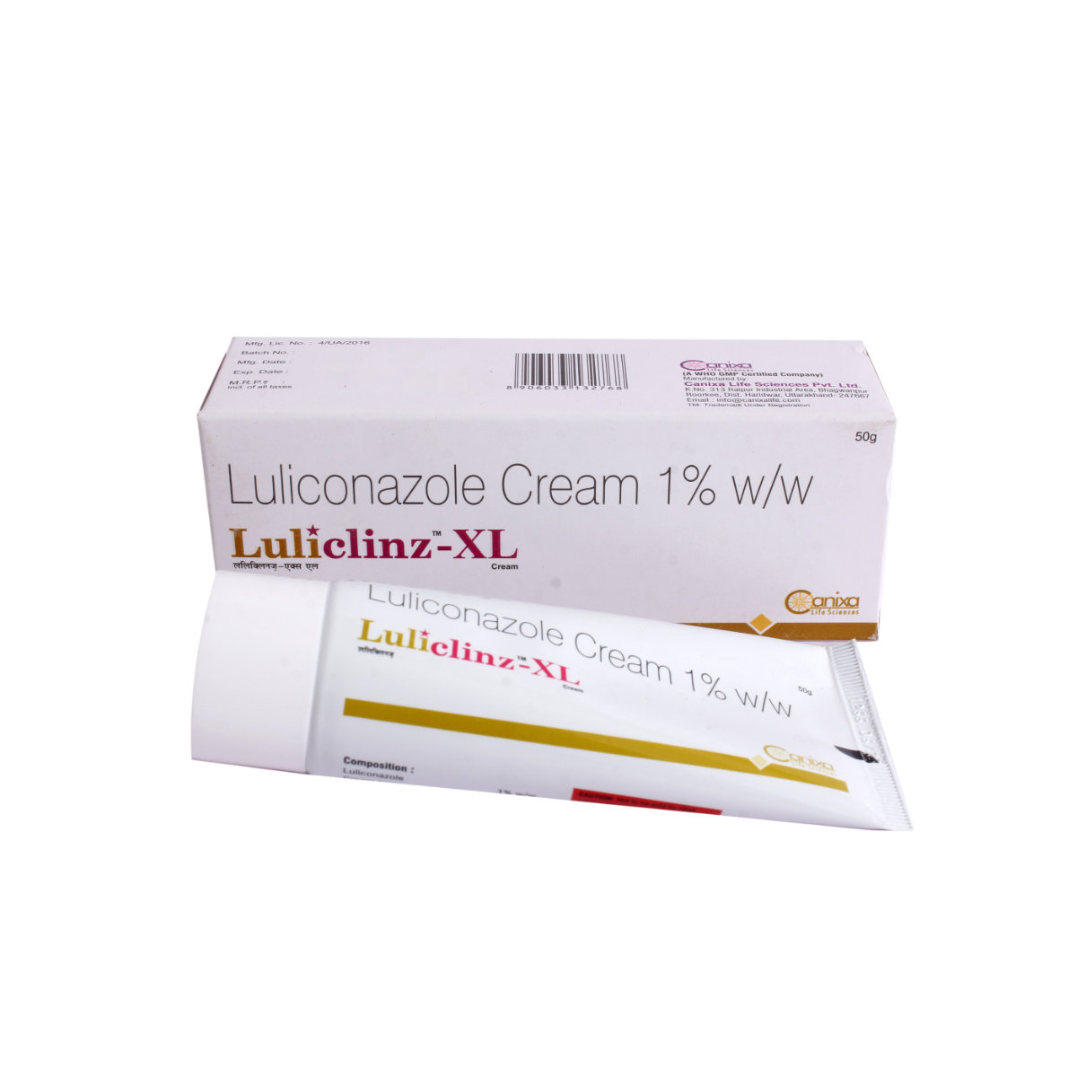 Luliclinz-Xl 1%W/W Cream 50gm, Pack of 1 Ointment Luliclinz-Xl 1%W/W Cream 50gm, Pack of 1 Ointment