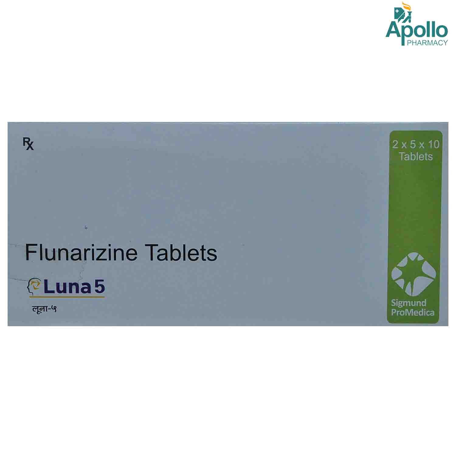 Buy LUNA 5MG TABLET Online