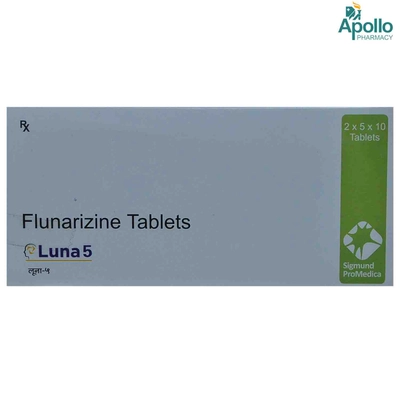 LUNA 5MG TABLET, Pack of 10 TABLETS