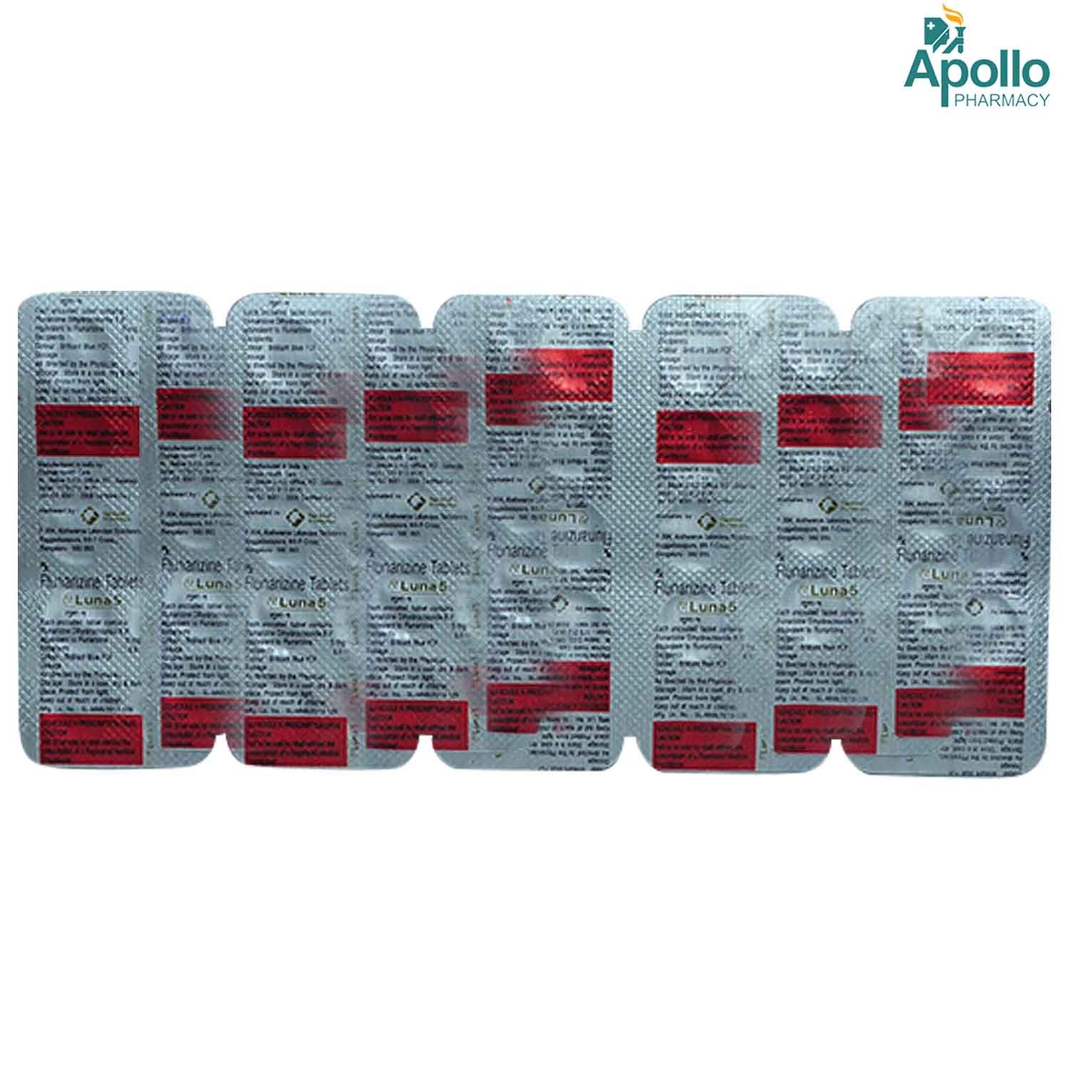 Luna 5 Tablet 10's, Pack of 10 TABLETS Luna 5 Tablet 10's, Pack of 10 TABLETS