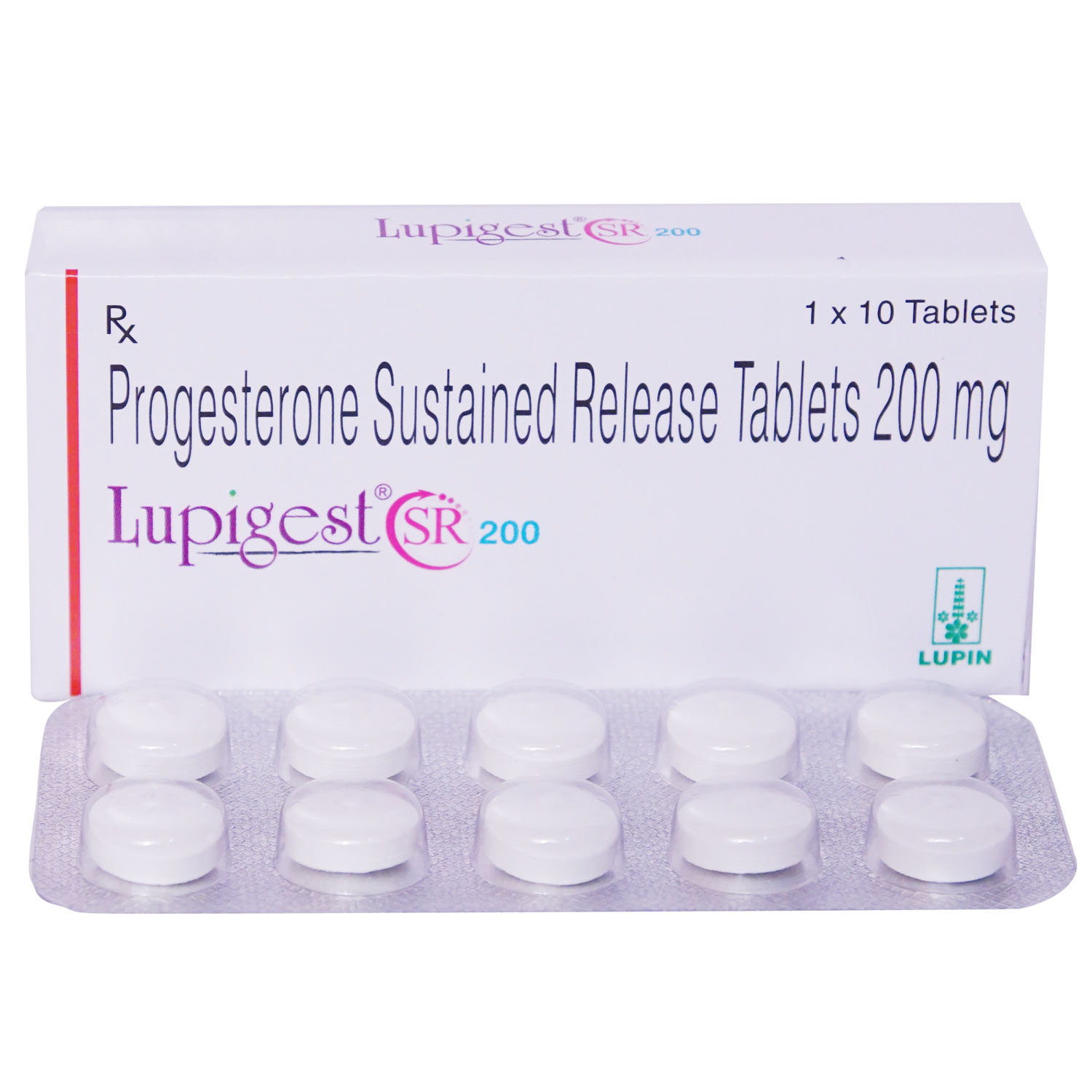 Lupigest SR 200 Tablet 10's, Pack of 10 TABLETS Lupigest SR 200 Tablet 10's, Pack of 10 TABLETS
