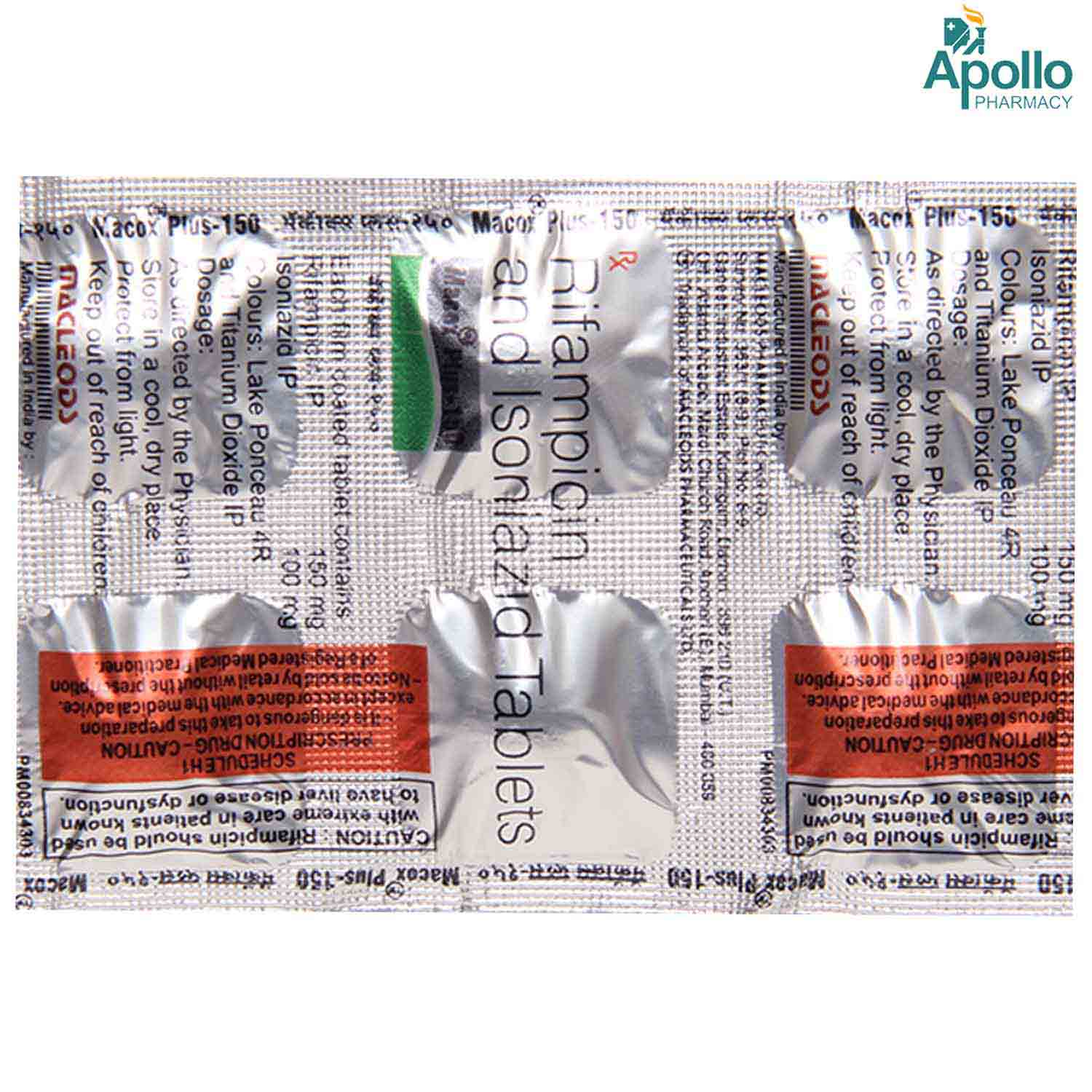 MACOX PLUS 150MG TABLET, Pack of 6 MACOX PLUS 150MG TABLET, Pack of 6