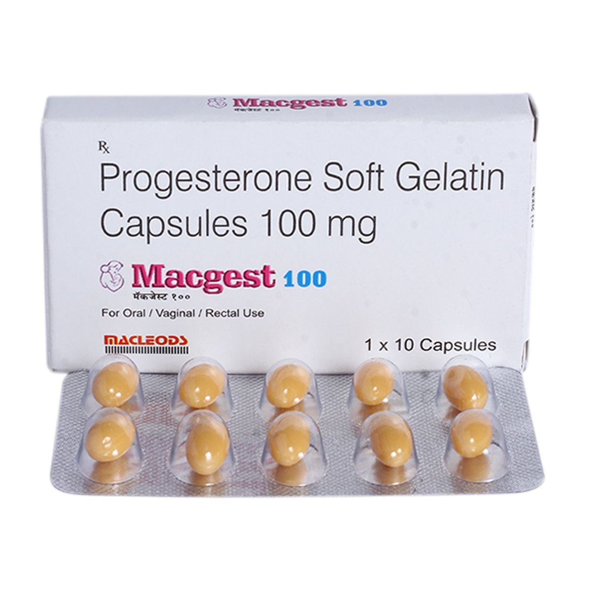 MACGEST 100MG CAPSULE, Pack of 10 CAPSULES MACGEST 100MG CAPSULE, Pack of 10 CAPSULES
