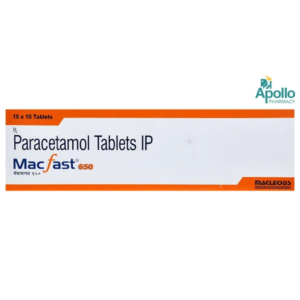 Macfast 650 Tablet 10's, Pack of 10 TABLETS