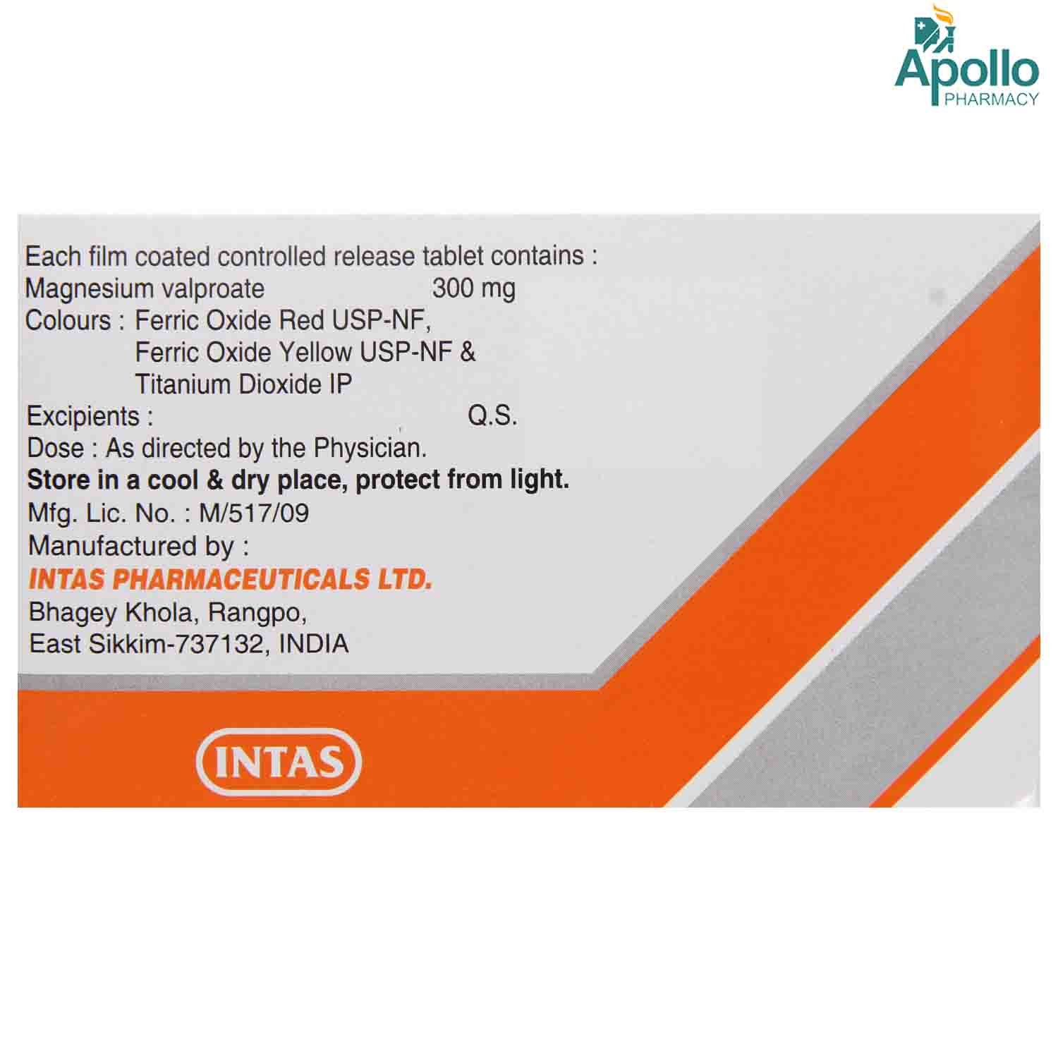 Magprol CR 300 Tablet 10's, Pack of 10 TABLETS Magprol CR 300 Tablet 10's, Pack of 10 TABLETS