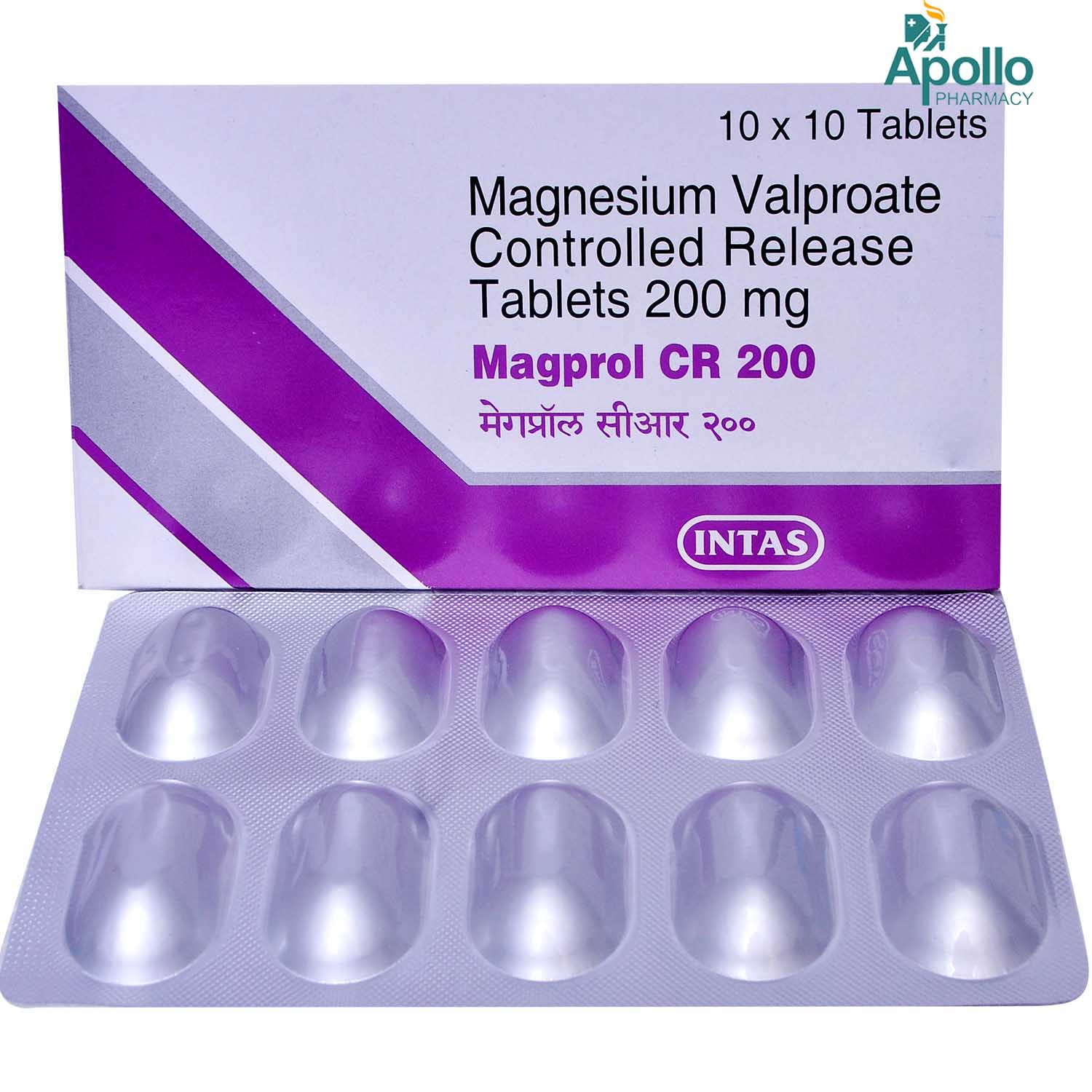 Magprol CR 200 Tablet 10's, Pack of 10 TABLETS Magprol CR 200 Tablet 10's, Pack of 10 TABLETS