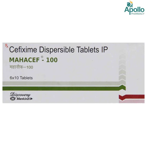 Mahacef 100 mg Tablet 10's, Pack of 10 TabletS