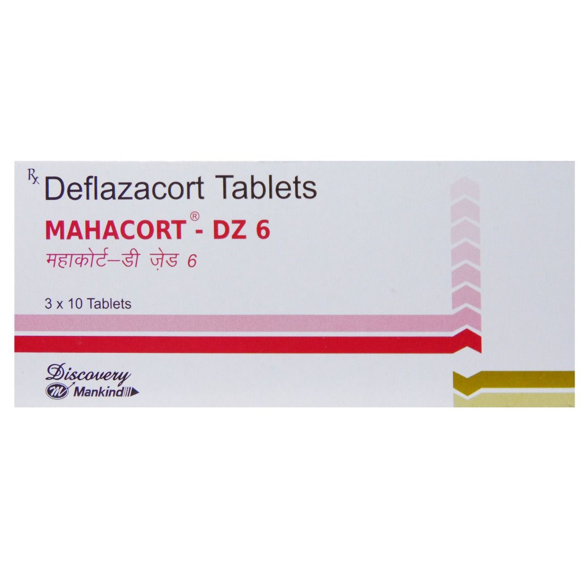 Buy Mahacort-DZ 6 Tablet 10's Online