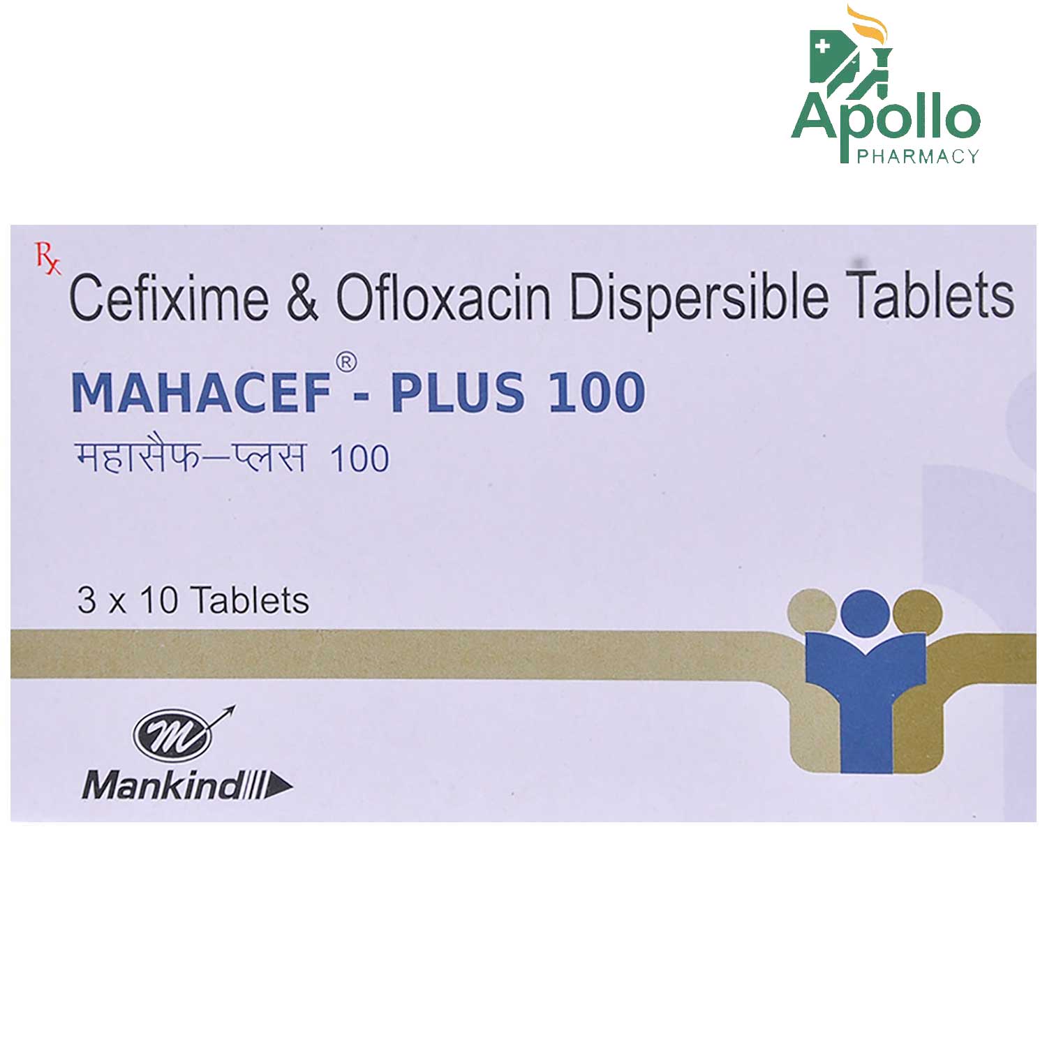 MAHACEF PLUS 100MG TABLET, Pack of 10 TABLETS MAHACEF PLUS 100MG TABLET, Pack of 10 TABLETS