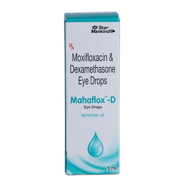 Mahaflox-D Eye Drops 5 ml, Pack of 1 EYE DROPS