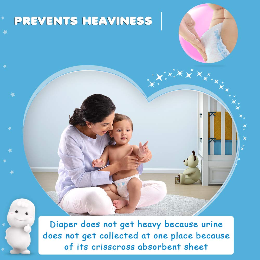 MamyPoko Extra Absorb Diaper Pants New Born, 96 Count, Pack of 1 MamyPoko Extra Absorb Diaper Pants New Born, 96 Count, Pack of 1