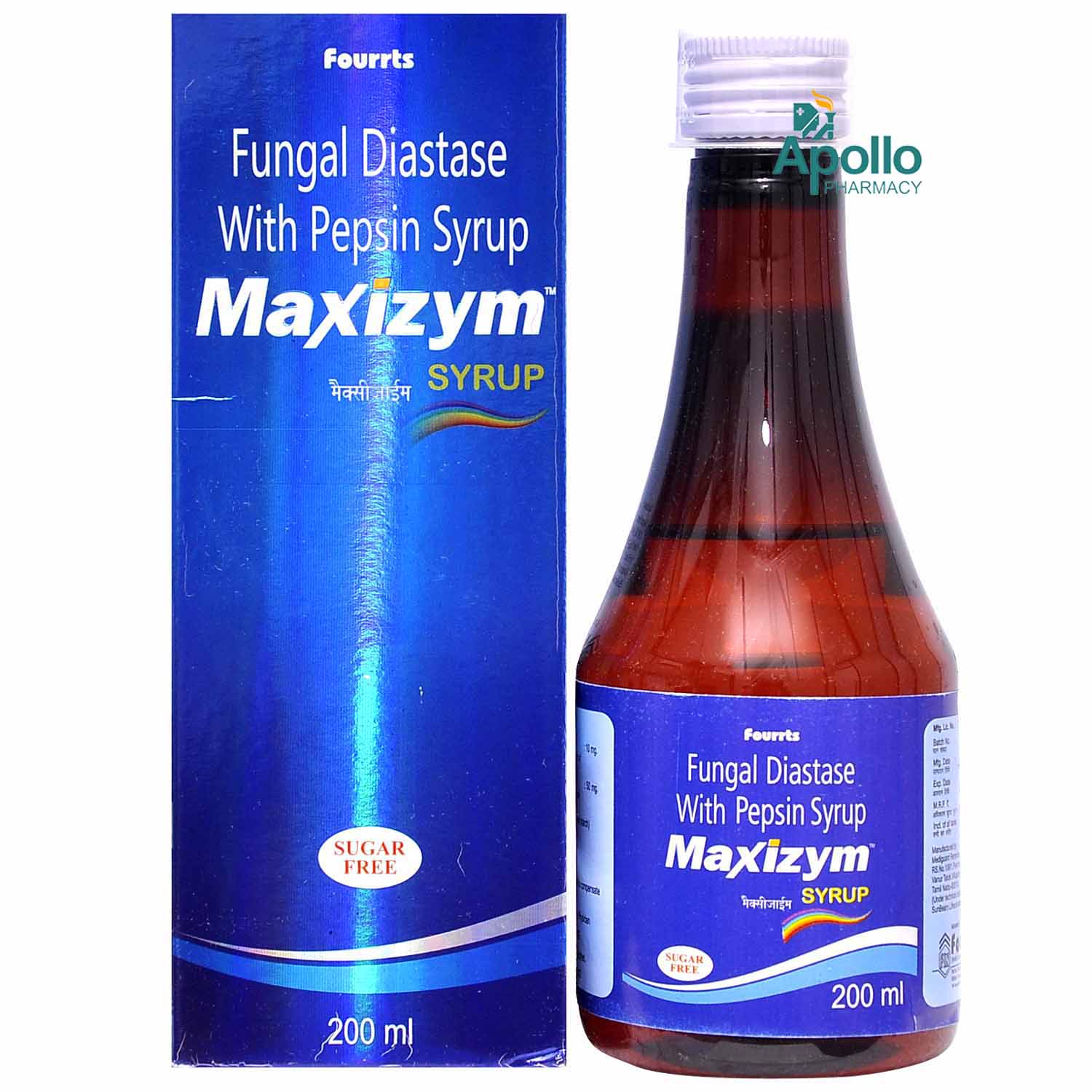 Maxizym Syrup 200 ml, Pack of 1 SYRUP Maxizym Syrup 200 ml, Pack of 1 SYRUP