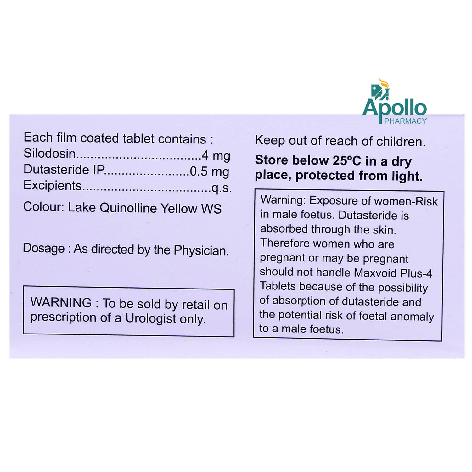 Maxvoid Plus 4 Tablet 10's, Pack of 10 Maxvoid Plus 4 Tablet 10's, Pack of 10