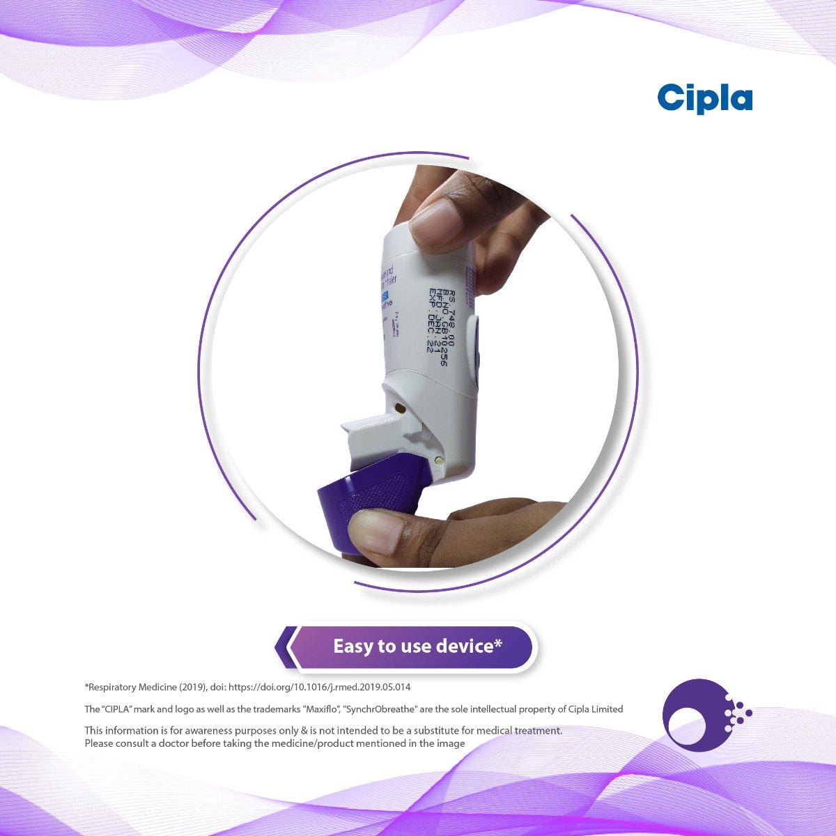 Maxiflo 250 Synchrobreathe Inhaler 120 mdi, Pack of 1 INHALER Maxiflo 250 Synchrobreathe Inhaler 120 mdi, Pack of 1 INHALER