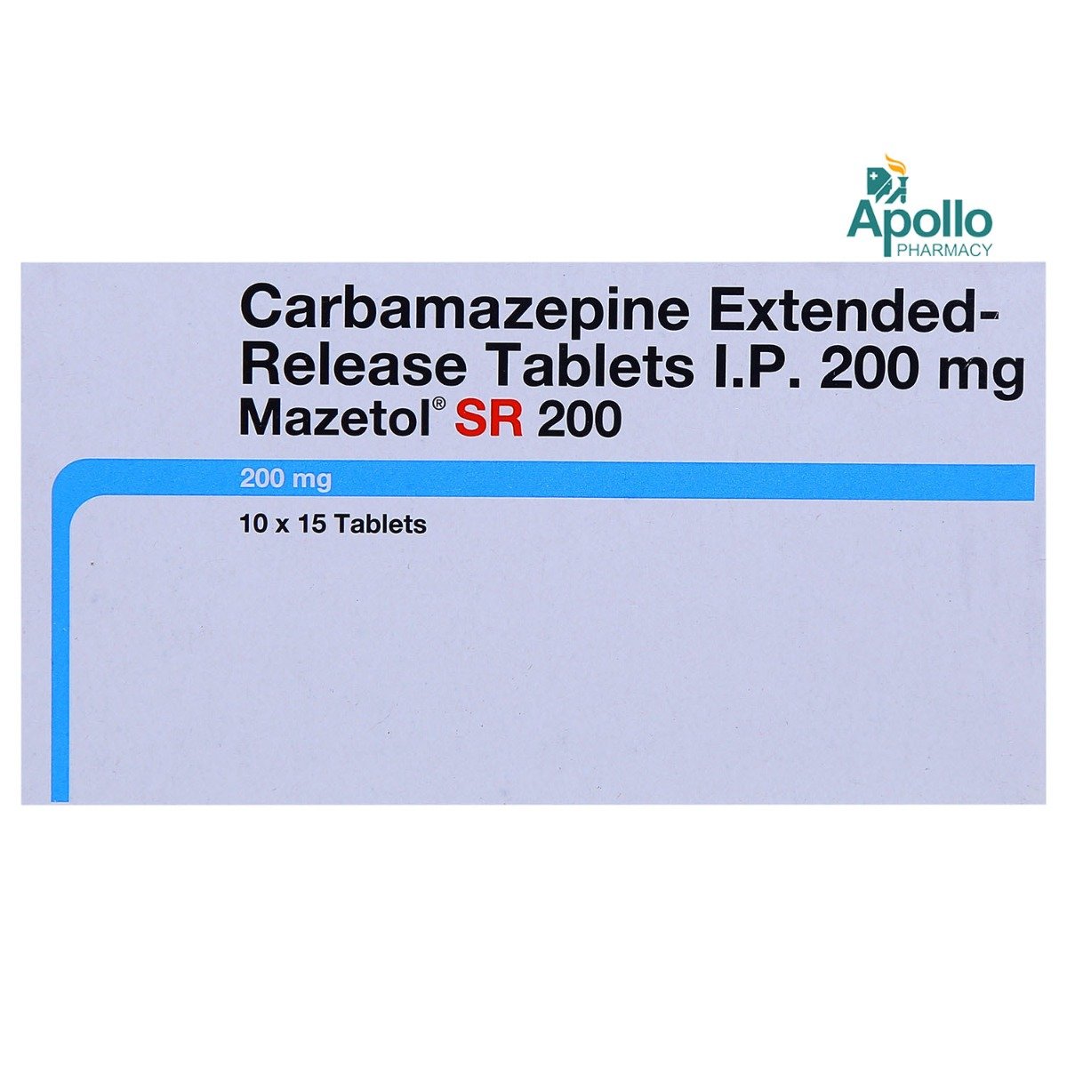 Mazetol SR 200 Tablet 15's, Pack of 15 TABLETS Mazetol SR 200 Tablet 15's, Pack of 15 TABLETS