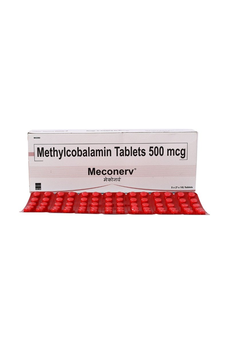 Meconerv 500 Tablet 10's, Pack of 10 TabletS Meconerv 500 Tablet 10's, Pack of 10 TabletS