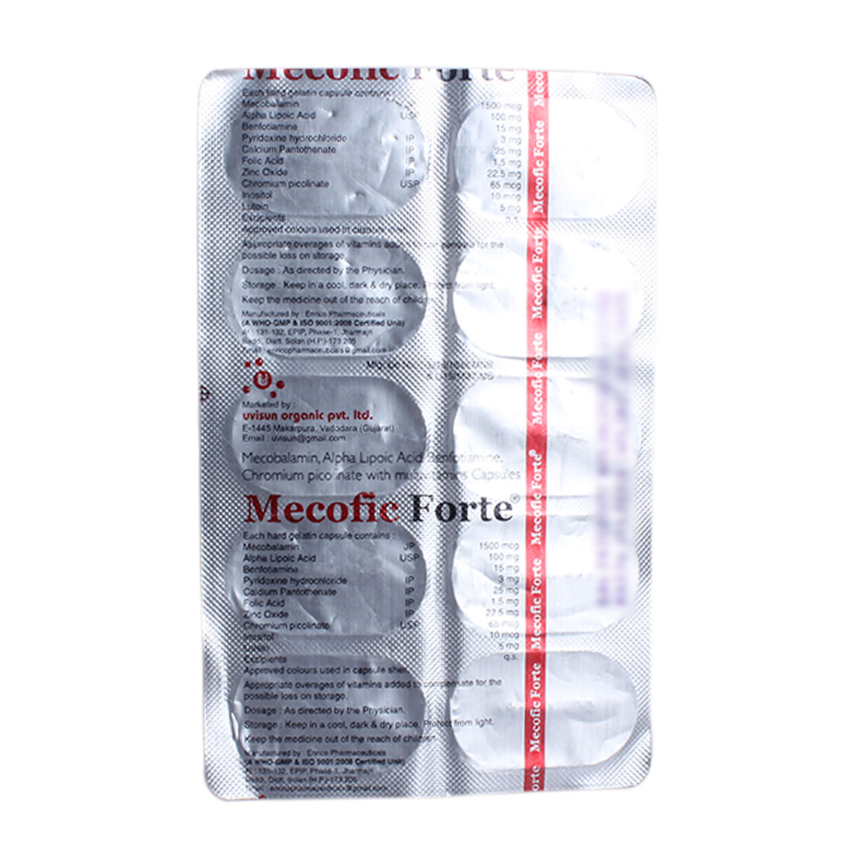 Buy Mecofic Forte Capsule 10's Online