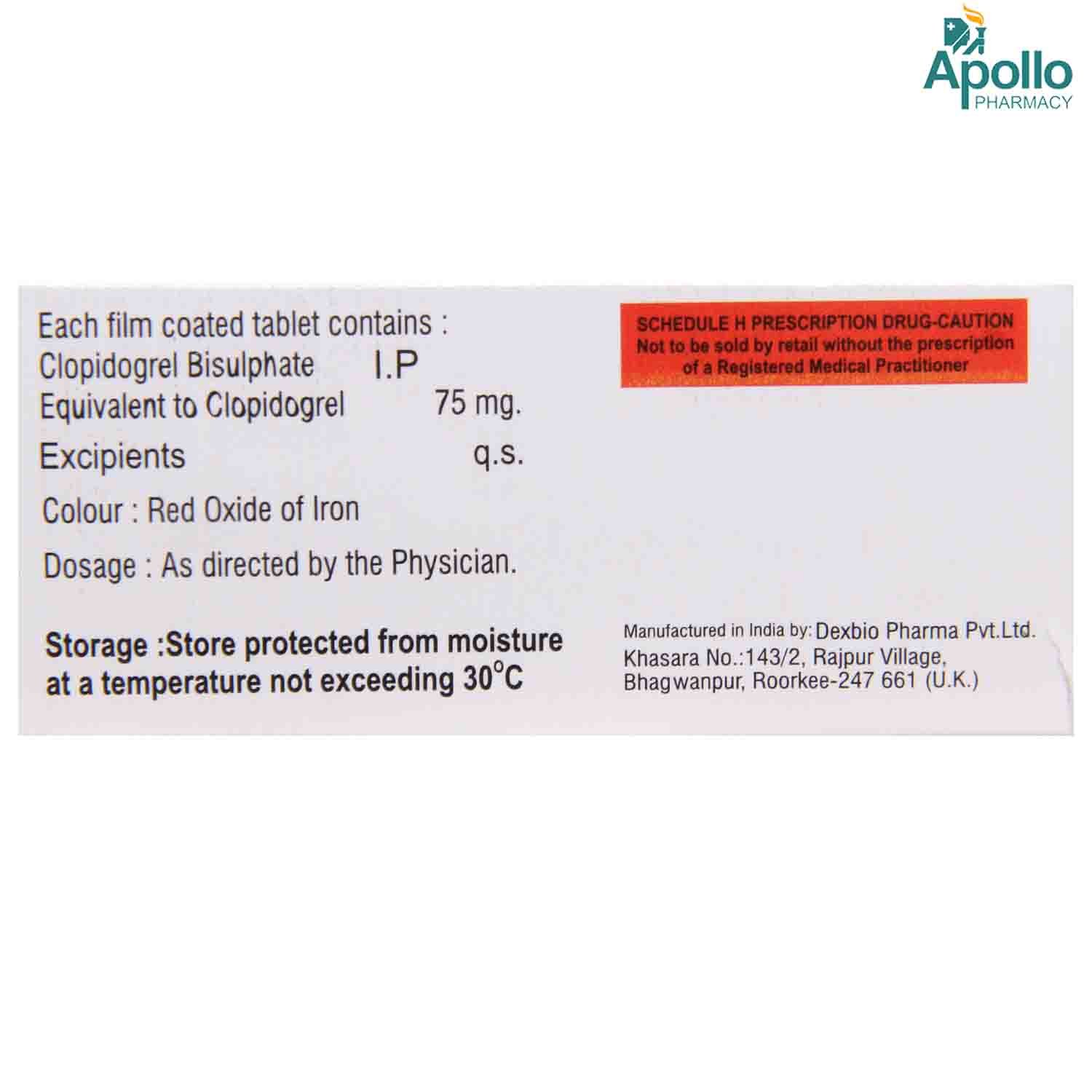 Medigrel Tablet 10's, Pack of 10 TabletS Medigrel Tablet 10's, Pack of 10 TabletS