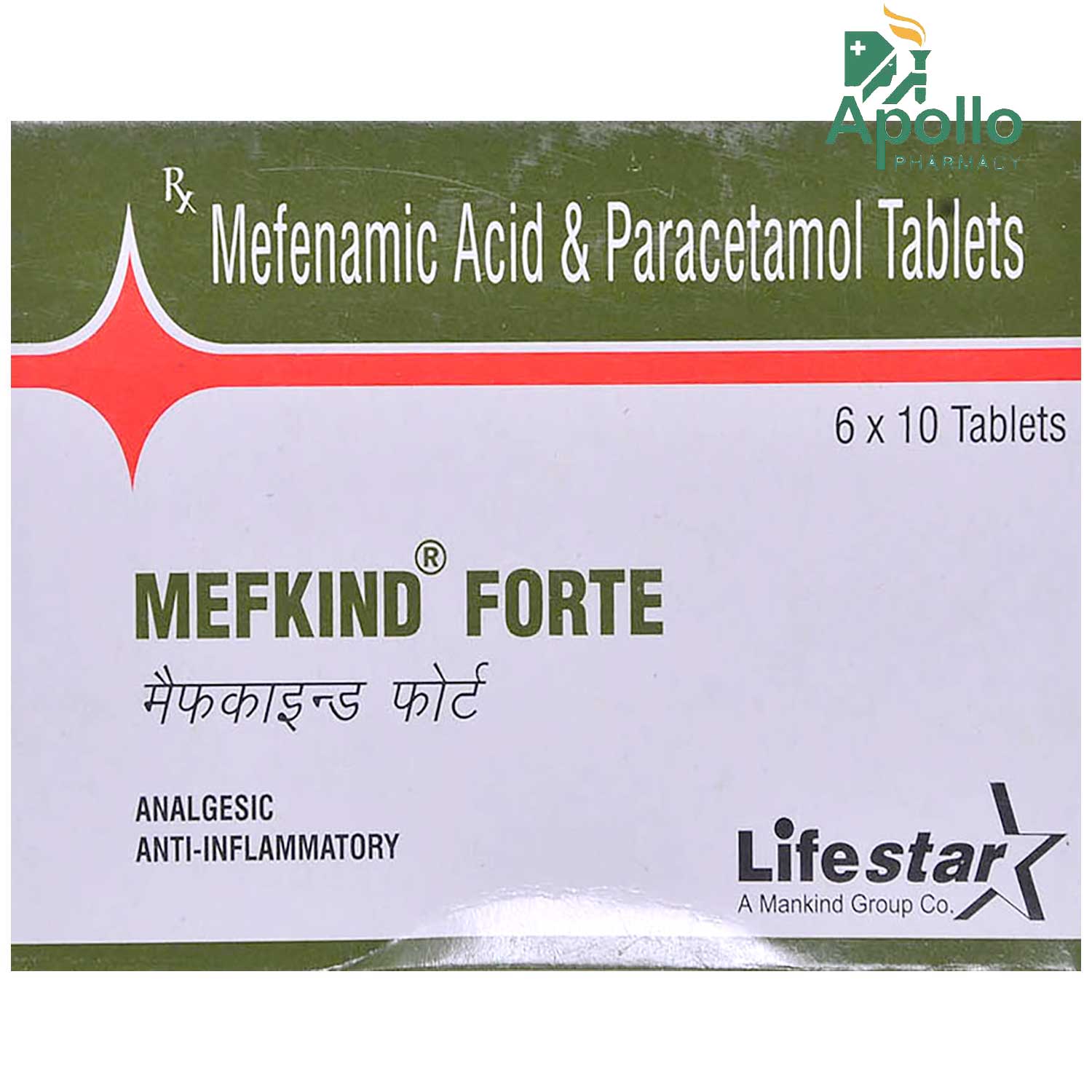 Buy Mefkind Forte Tablet 10's Online