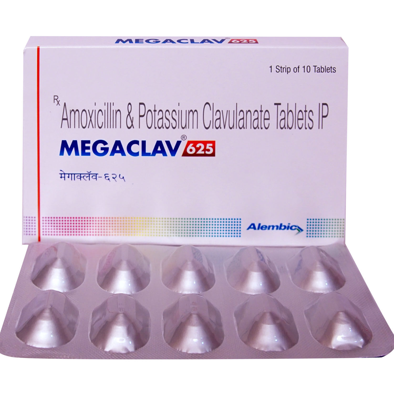 Buy MEGACLAV 625MG TABLET Online