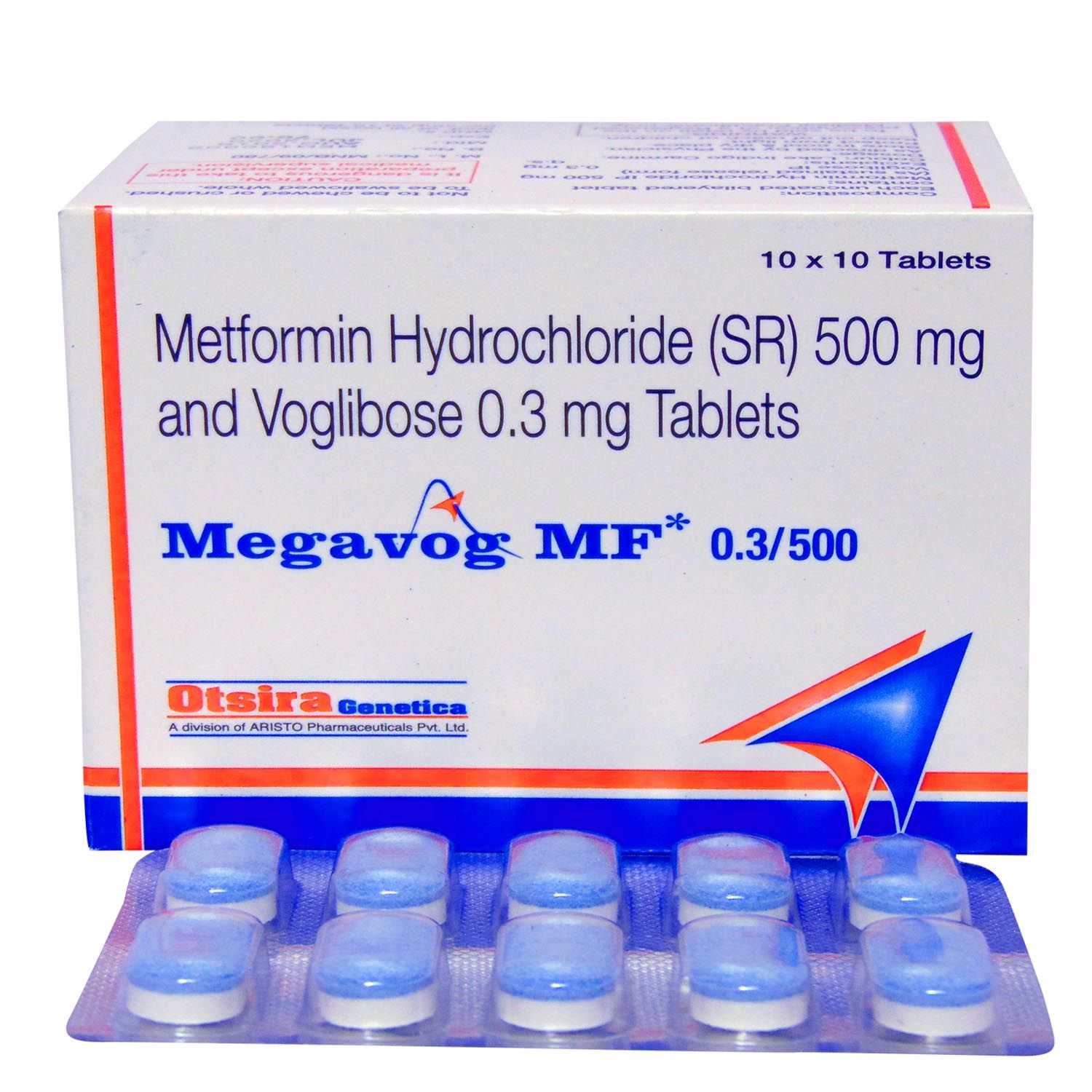 Buy Megavog MF 0.3/500 Tablet 10's Online