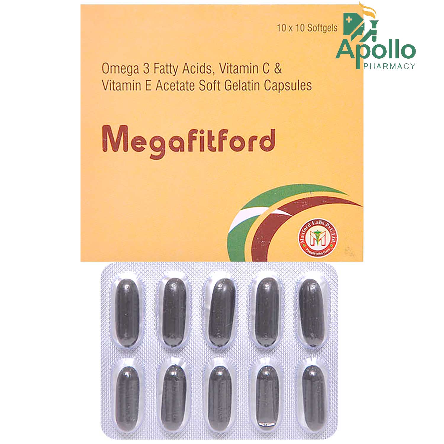 MEGAFITFORD CAPSULE, Pack of 10 CAPSULES MEGAFITFORD CAPSULE, Pack of 10 CAPSULES