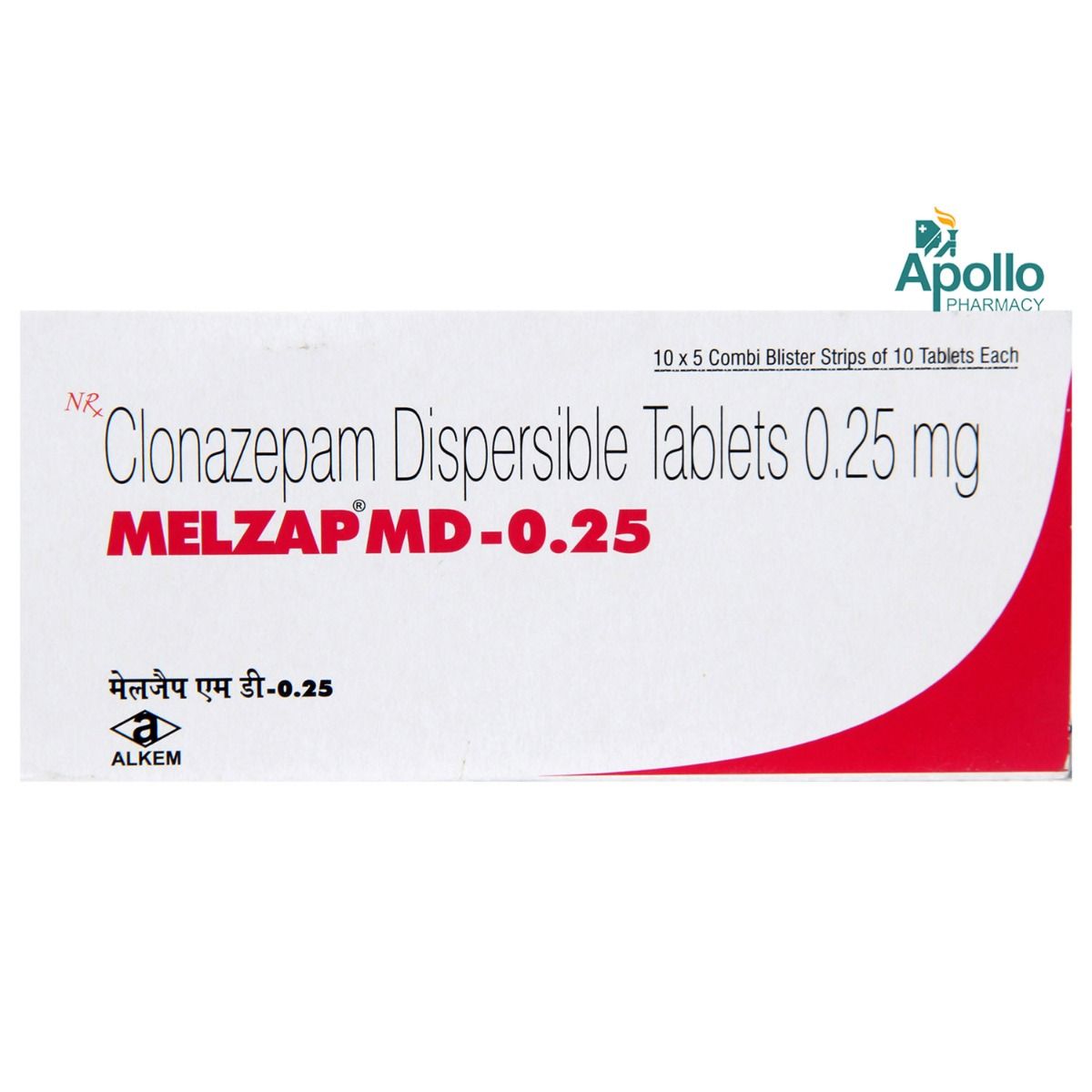 Buy Melzap MD-0.25 Tablet 10's Online