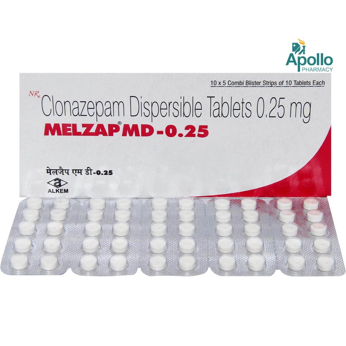 Melzap MD-0.25 Tablet 10's, Pack of 10 TABLETS Melzap MD-0.25 Tablet 10's, Pack of 10 TABLETS
