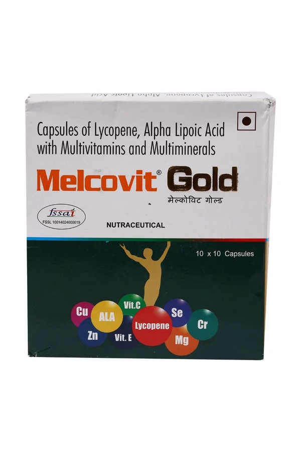 Melcovit Gold Capsule 10's, Pack of 10 CAPSULES
