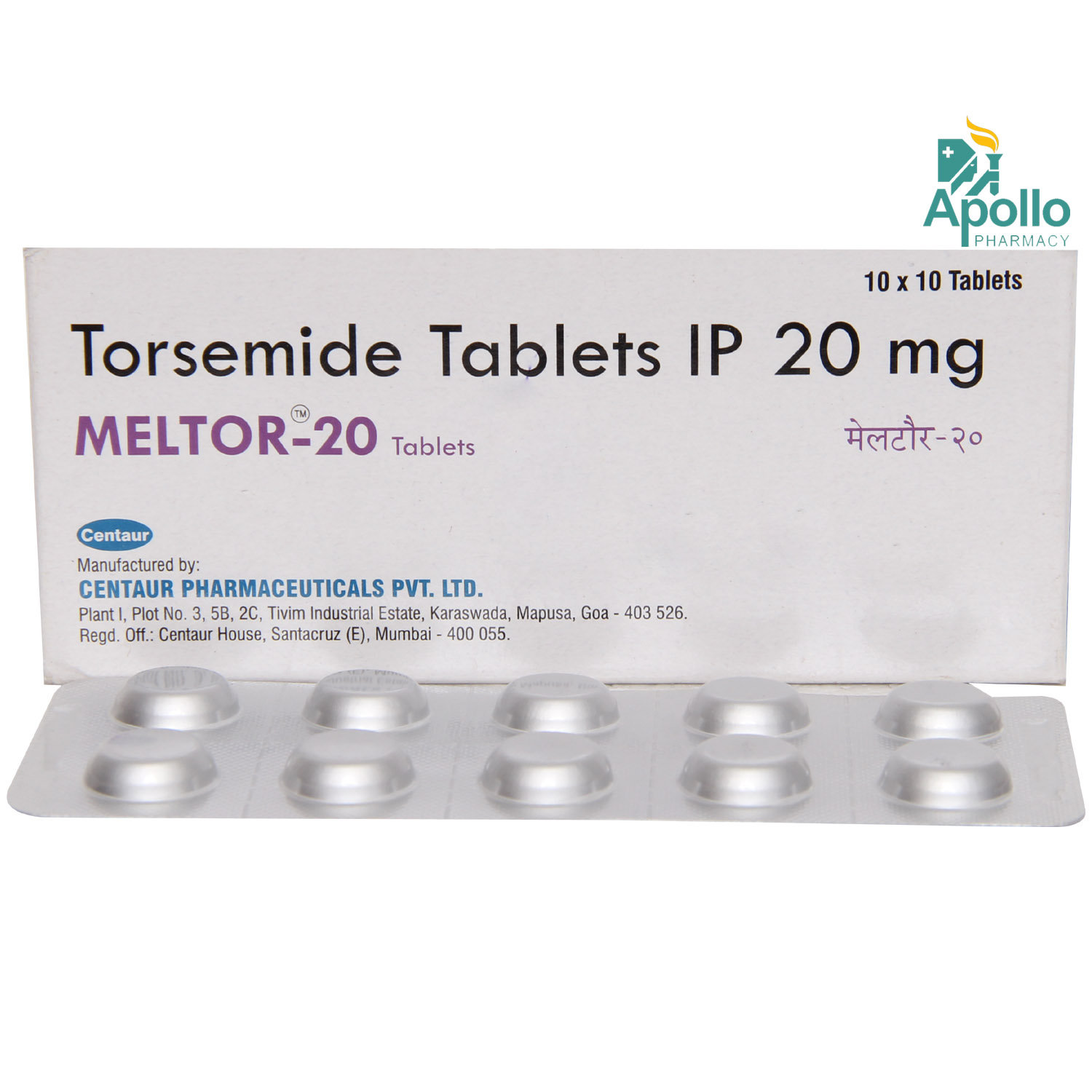 Meltor 20mg Tablet 10's, Pack of 10 TABLETS Meltor 20mg Tablet 10's, Pack of 10 TABLETS