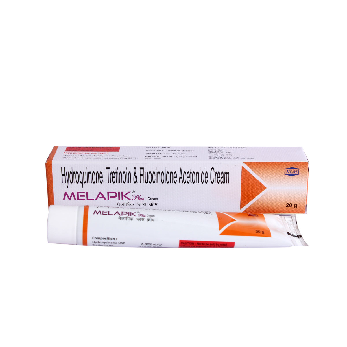 Melapik Plus Cream 20 gm, Pack of 1 CREAM Melapik Plus Cream 20 gm, Pack of 1 CREAM