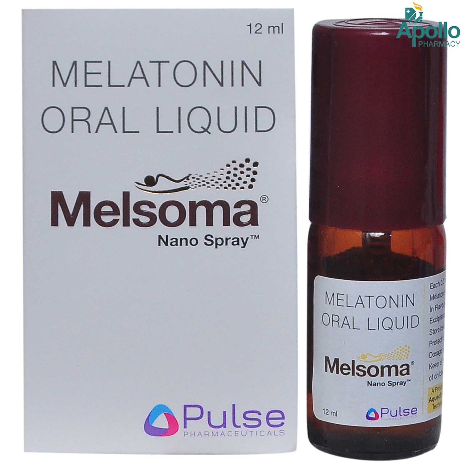 Melsoma Nano Spray 12 ml, Pack of 1 ORAL LIQUID Melsoma Nano Spray 12 ml, Pack of 1 ORAL LIQUID