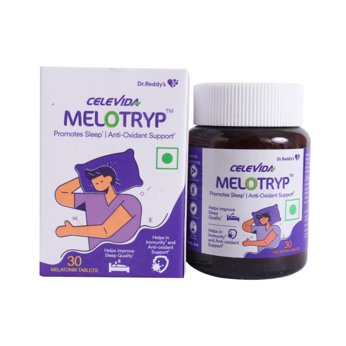 Celevida Melotryp Tablet 30's, Pack of 1 TABLET Celevida Melotryp Tablet 30's, Pack of 1 TABLET