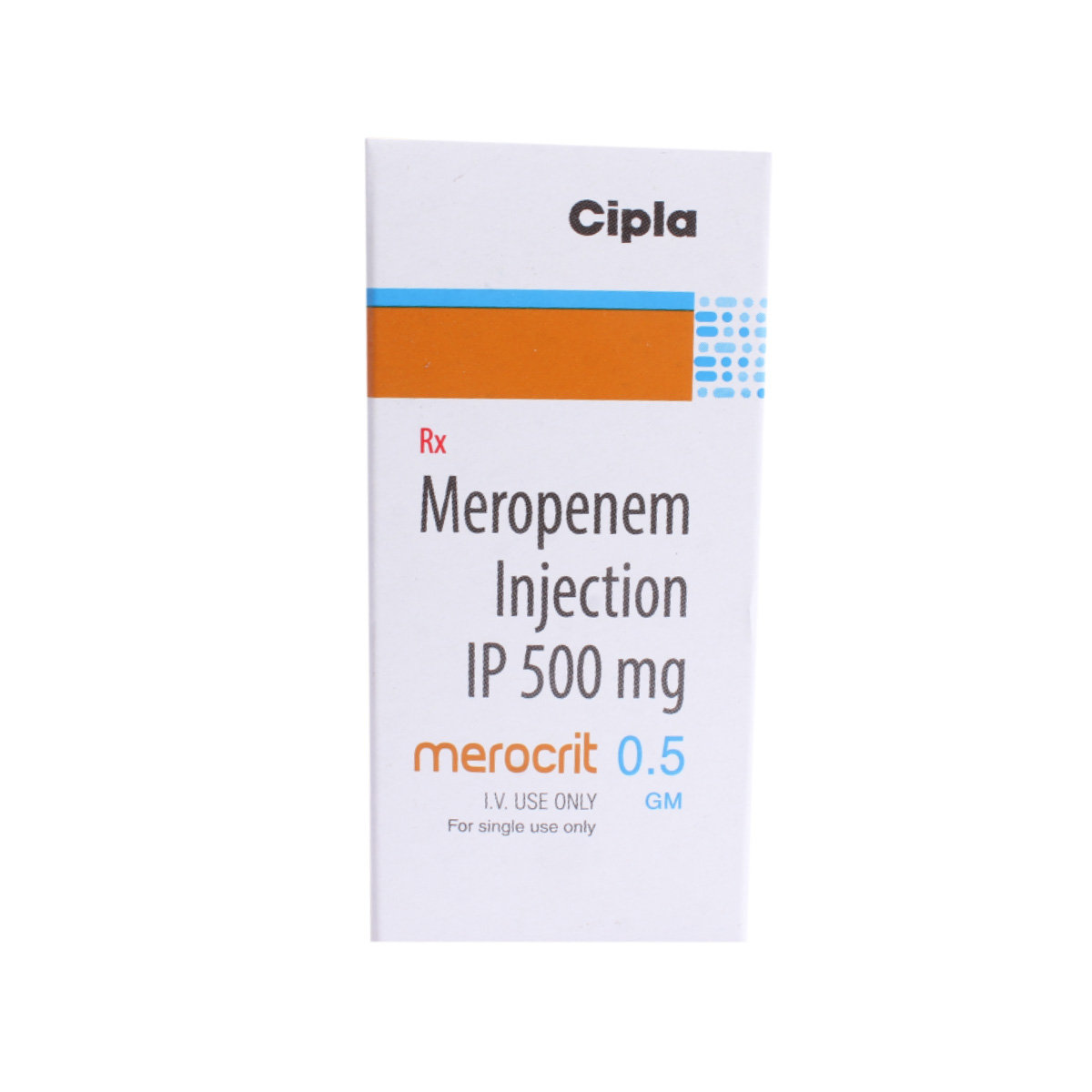 Merocrit 0.5 gm Injection 1's, Pack of 1 Injection Merocrit 0.5 gm Injection 1's, Pack of 1 Injection
