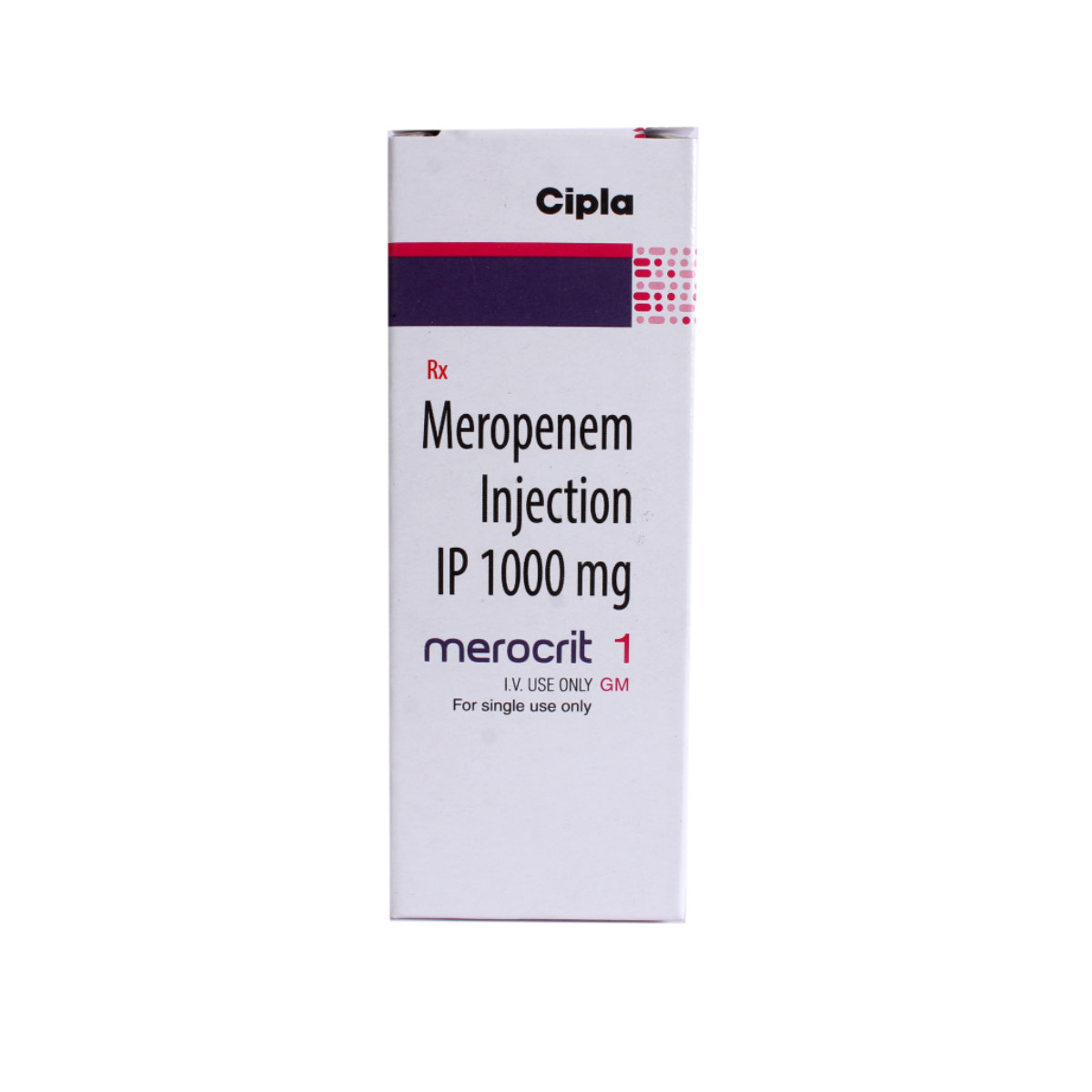 Merocrit 1 gm Injection 1's, Pack of 1 Injection Merocrit 1 gm Injection 1's, Pack of 1 Injection