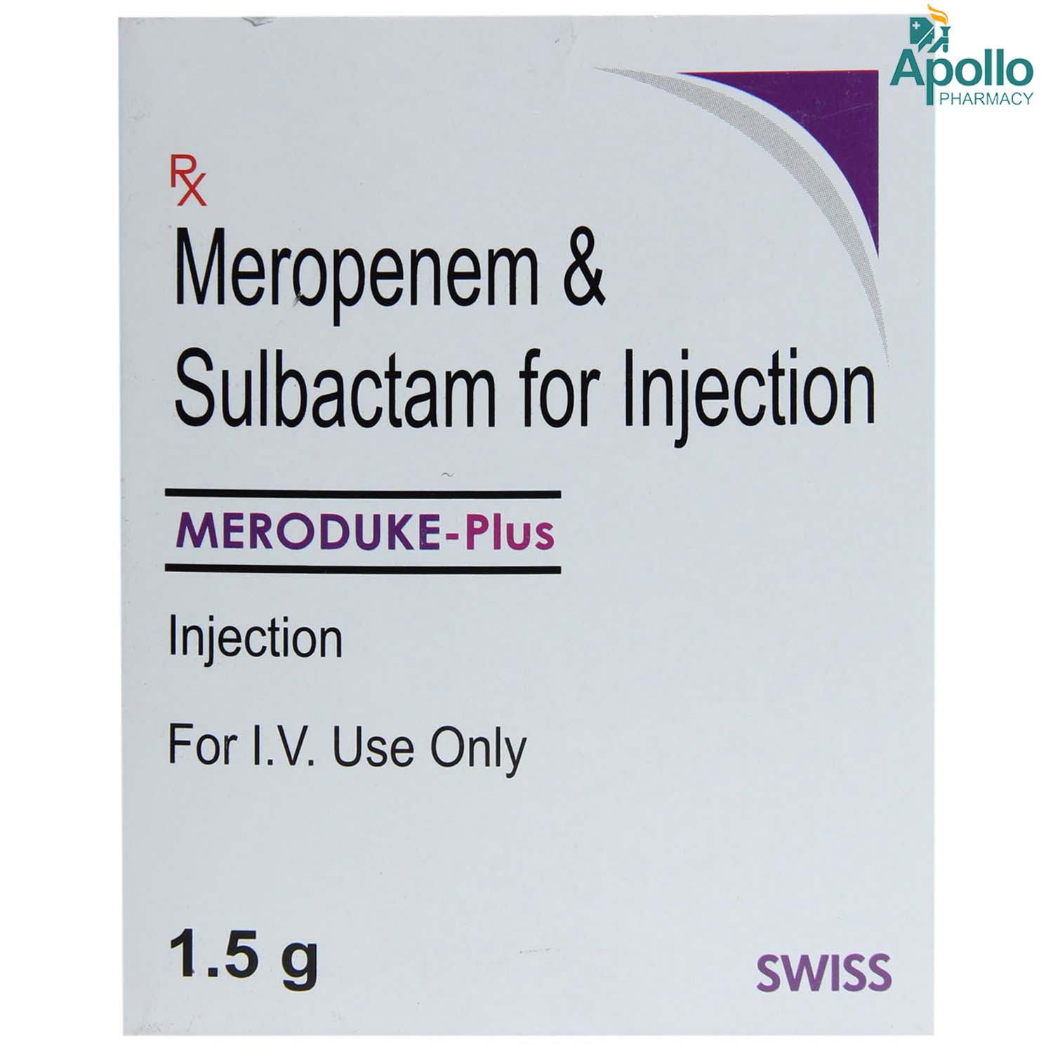 Meroduke-Plus 1.5gm Injection, Pack of 1 INJECTION Meroduke-Plus 1.5gm Injection, Pack of 1 INJECTION