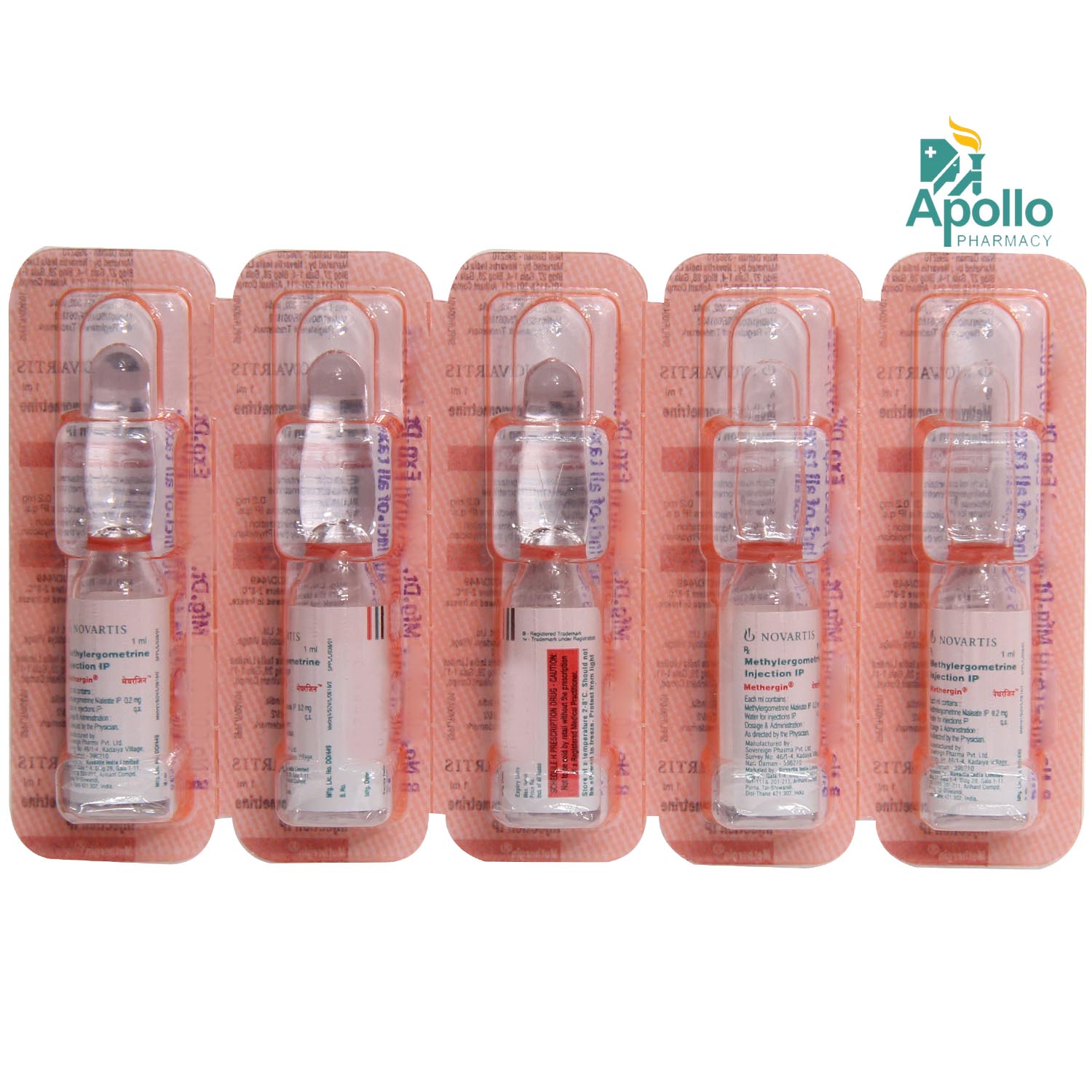 Methergin Injection 1's, Pack of 1 Injection Methergin Injection 1's, Pack of 1 Injection