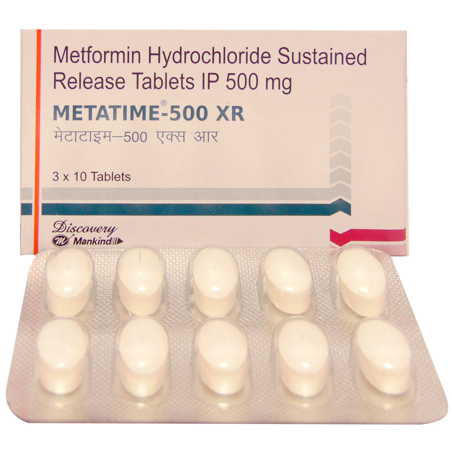 Metatime-500 XR Tablet 10's, Pack of 10 TABLETS Metatime-500 XR Tablet 10's, Pack of 10 TABLETS