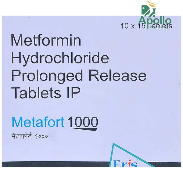 Metafort 1000 Tablet 15's, Pack of 15 TABLETS