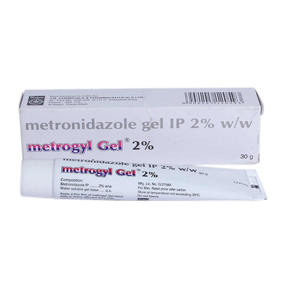 Metrogyl Gel 30 gm, Pack of 1 GEL Metrogyl Gel 30 gm, Pack of 1 GEL