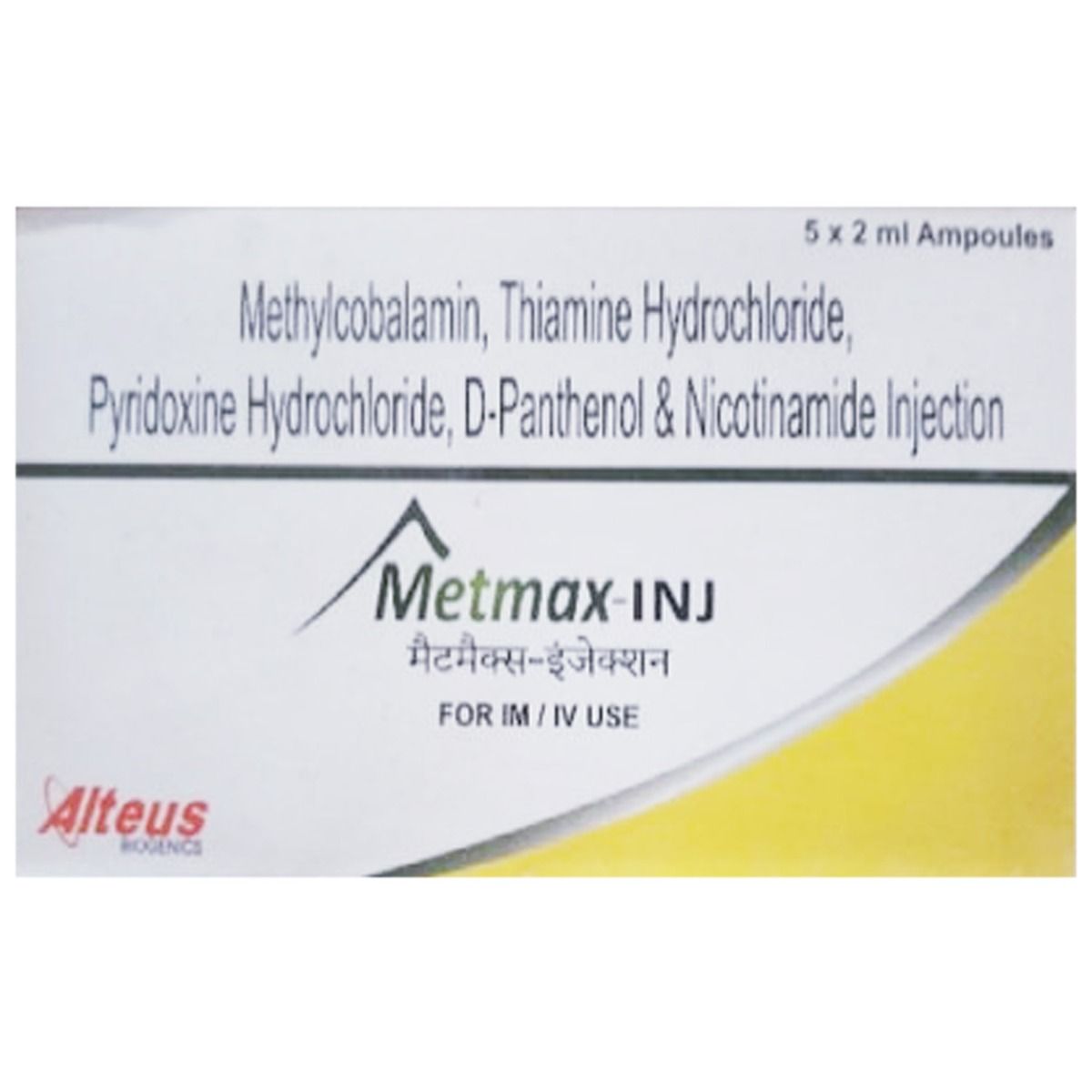 Buy Metmax Injection 2 ml Online