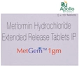 Metgem 1 gm Tablet 10's