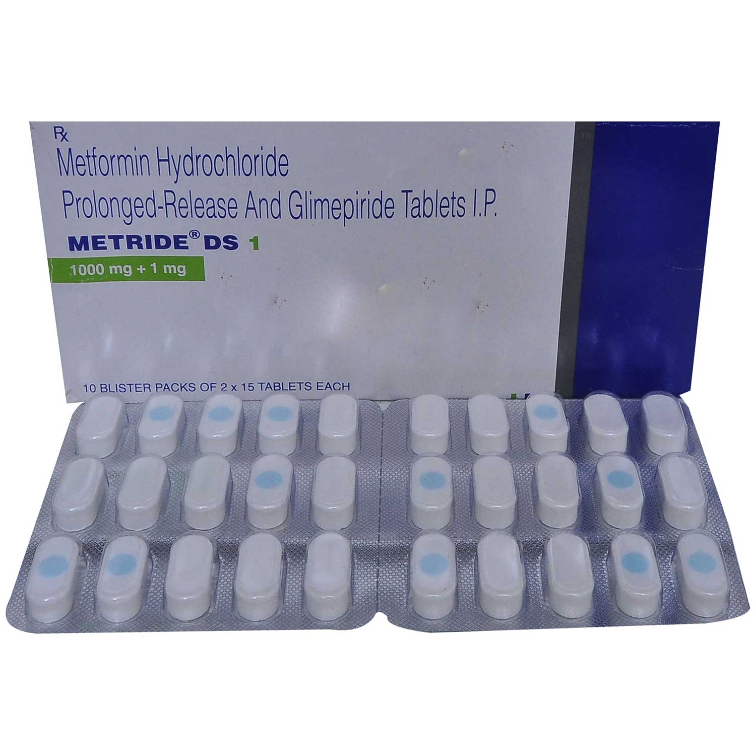 Metride DS 1 Tablet 15's, Pack of 15 TABLETS Metride DS 1 Tablet 15's, Pack of 15 TABLETS