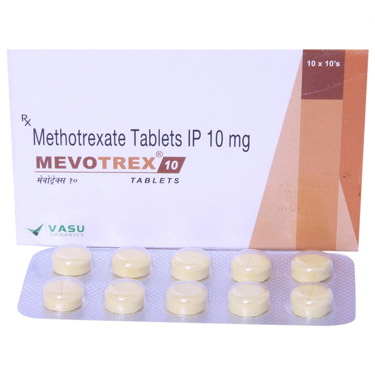 Mevotrex 10 Tablet 10's, Pack of 10 TABLETS Mevotrex 10 Tablet 10's, Pack of 10 TABLETS