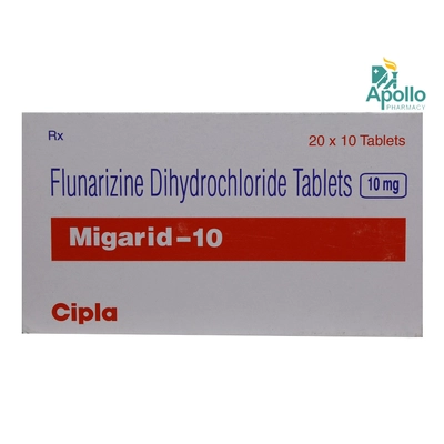 Migarid 10 Tablet 10's, Pack of 10 TABLETS