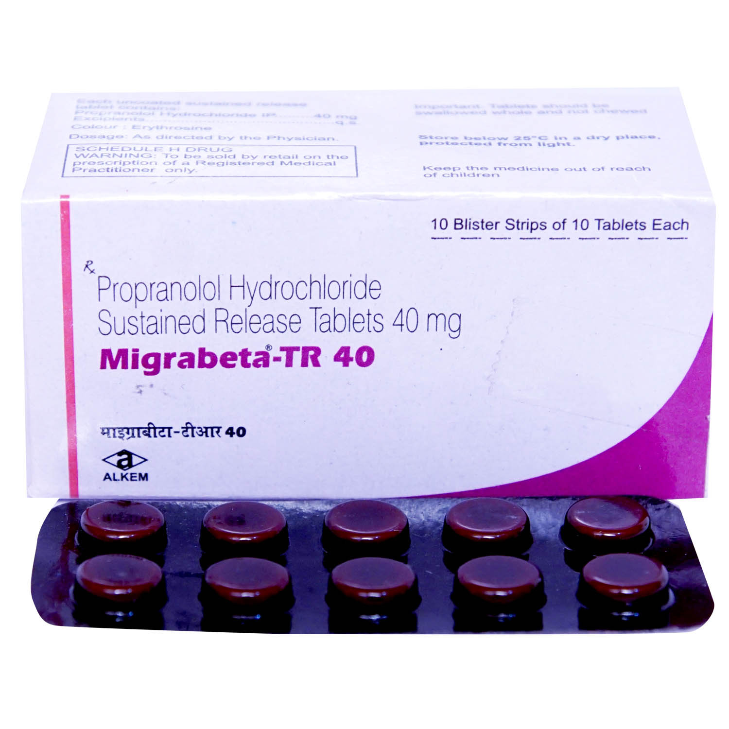 Migrabeta-TR 40 Tablet 10's, Pack of 10 TabletS Migrabeta-TR 40 Tablet 10's, Pack of 10 TabletS