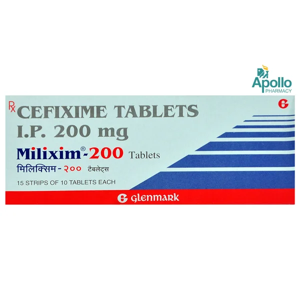 Milixim 200mg Tablet, Pack of 10 TABLETS