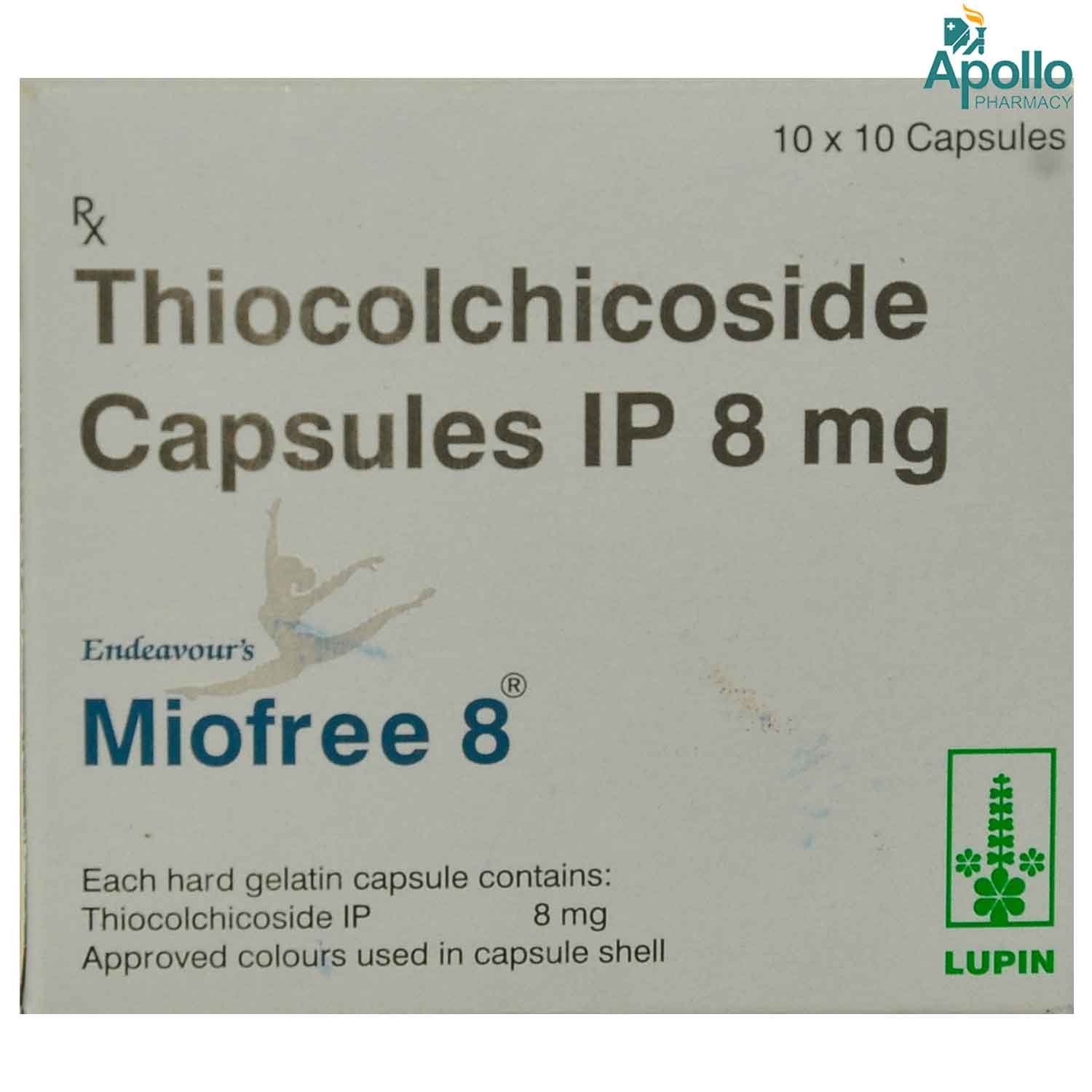 Miofree 8 Capsule 10's, Pack of 10 CAPSULES Miofree 8 Capsule 10's, Pack of 10 CAPSULES
